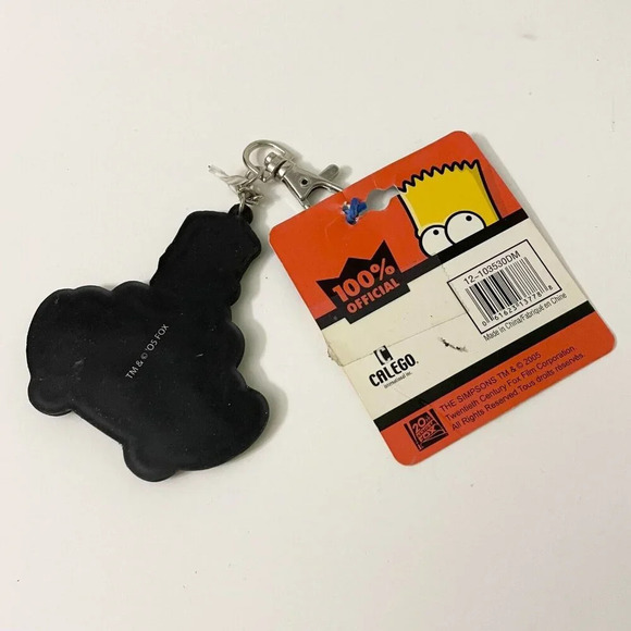 Lot  of 6 The Simpsons Toys Keychains Bart Krusty the Clown Maggie Groundskeeper - Picture 6 of 16